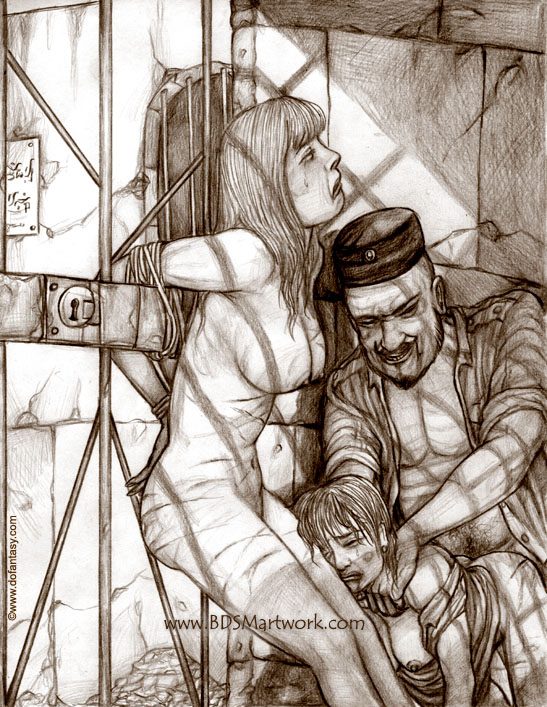 3rd world prisons (Bdsm art by Hines)